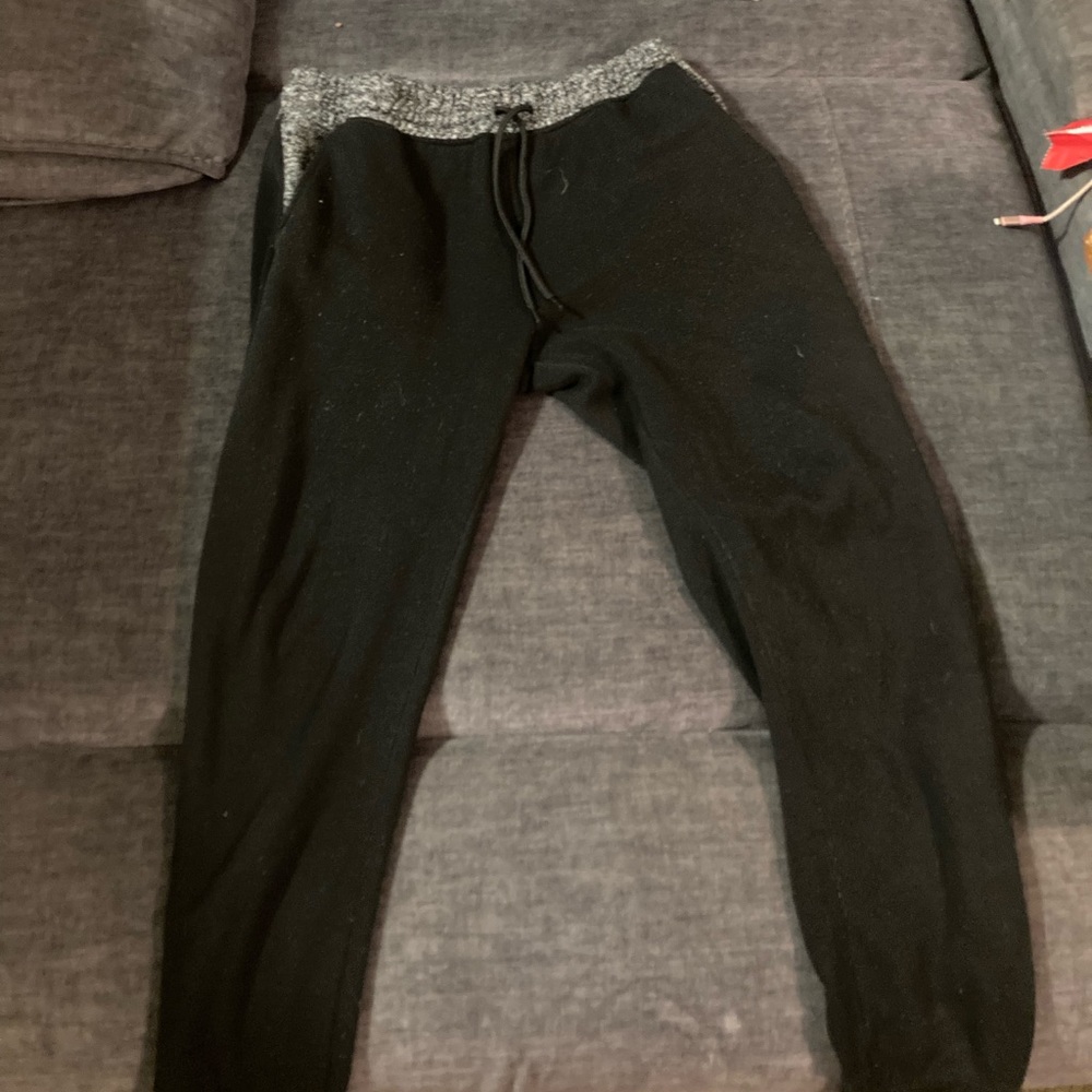 Black and Grey Sweatpants
